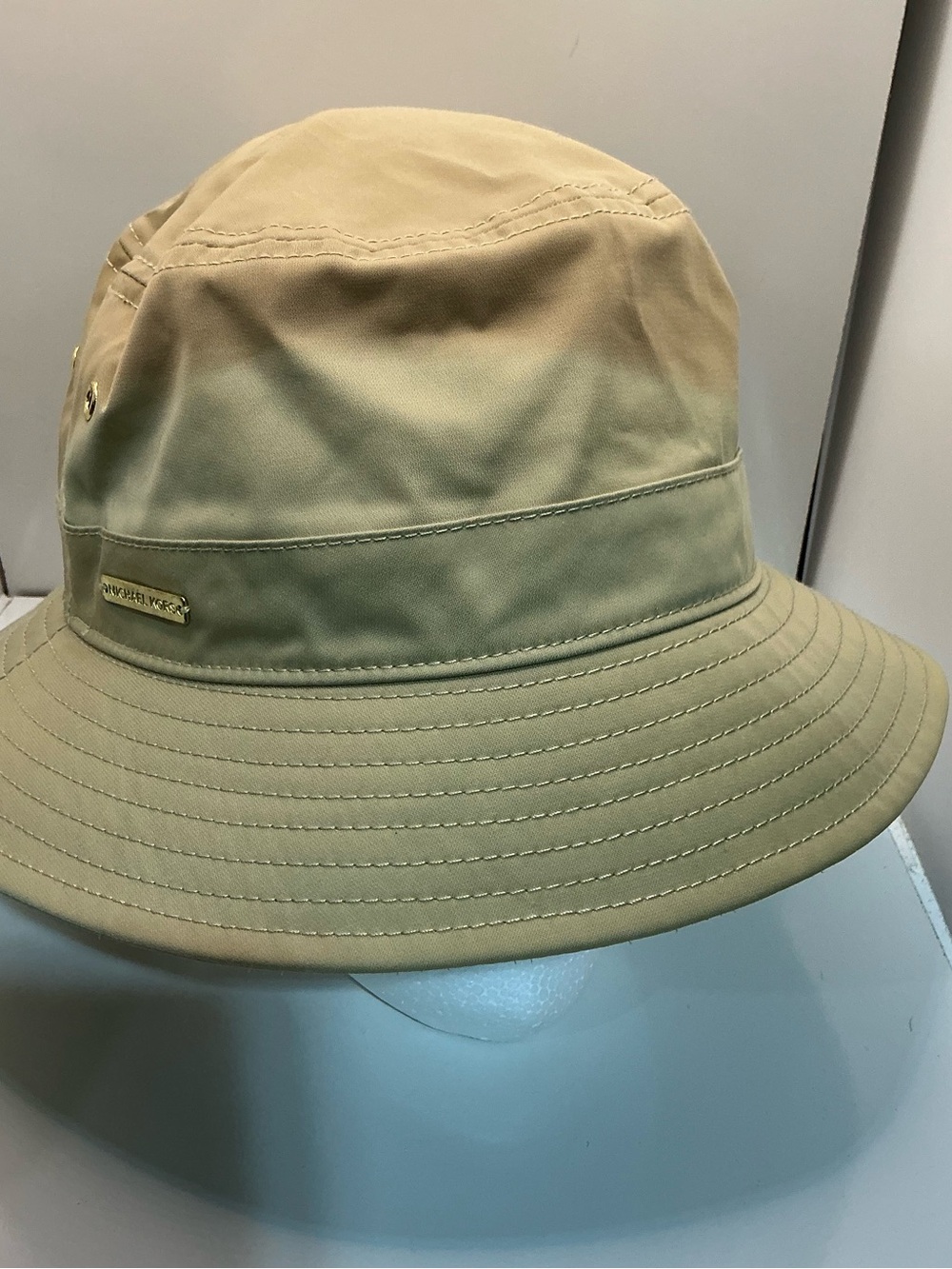Michael Kors Khaki Bucket Hat Safari Sun Hat One Size Fits All